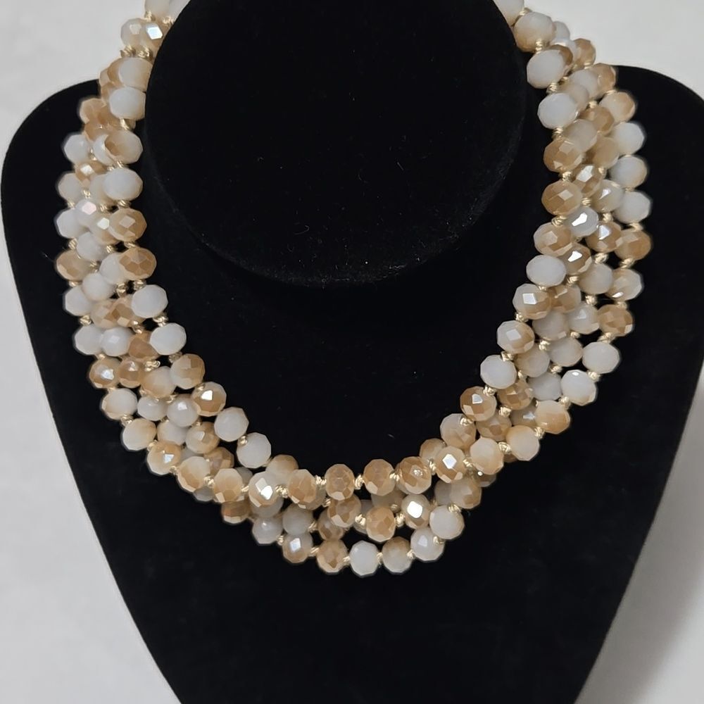 Vintage Glass Beaded Necklace